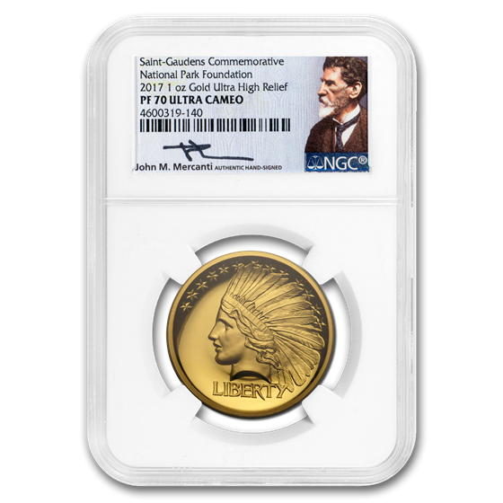 2017 1 oz Gold National Park Indian Head Commemorative PF-70 NGC 2017 1 oz Gold National Park Indian Head Commemorative PF-70 NGC